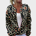 Gabriela - Cardigan Floral de Outono