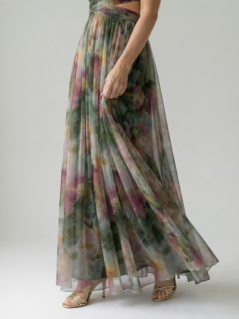 Isel | Vestido Maxi Soft Wrap