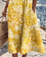 Fatima- Vestido Midi Estampado