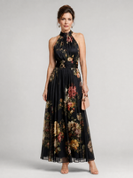 Sior | Vestido Midi de Alças Florais
