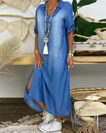 Ibiza - Vestido Maxi De Ganga