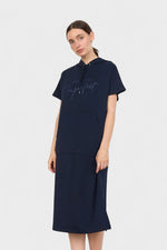Sásquia - Vestido casual com capuz