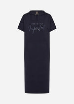 Sásquia - Vestido casual com capuz