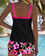 Laluna® | Conjunto de Tankini Elegante em Dois Peças