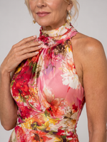 Elisabetta | Vestido Maxi de Impressão Floral com Alças
