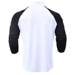 Camisa de algodão com gola subida