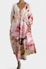 Ana - Vestido Fluido com Estampa