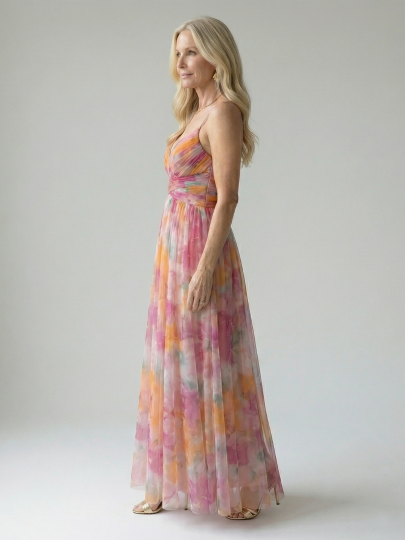 Isel | Vestido Maxi Soft Wrap