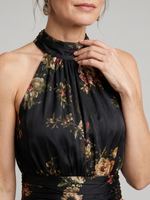 Sior | Vestido Midi de Alças Florais
