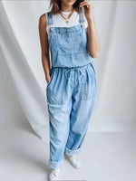 Verónica - Macacão Relaxado Denim