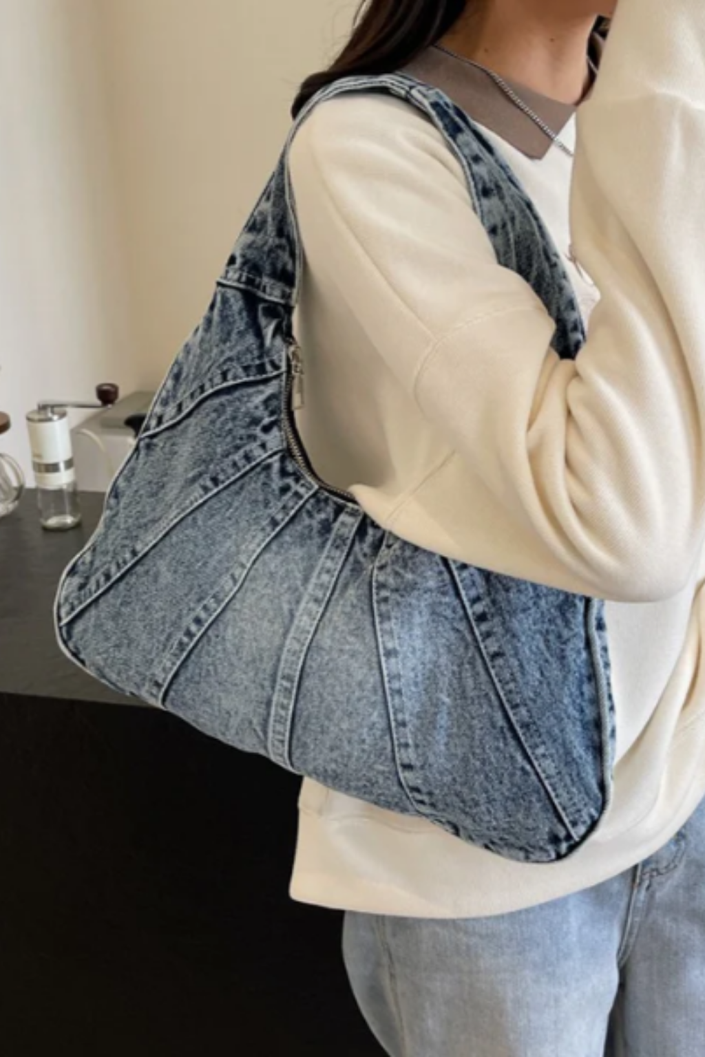Zara - Bolsa de Ombro Casual