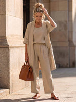 Linnea™ | Conjunto de Linho Leve