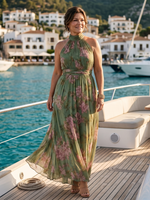 Mirelle | Vestido Midi com Alças e Pregas