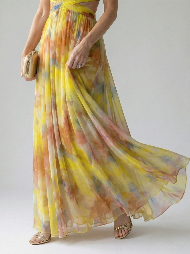 Isel | Vestido Maxi Soft Wrap
