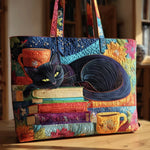 Saco Tote de Livros e Canecas Chat Noir