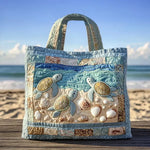 Saco Tote Forrado com Tartarugas