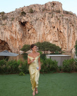 Bárbara - Vestido Maxi em Cetim