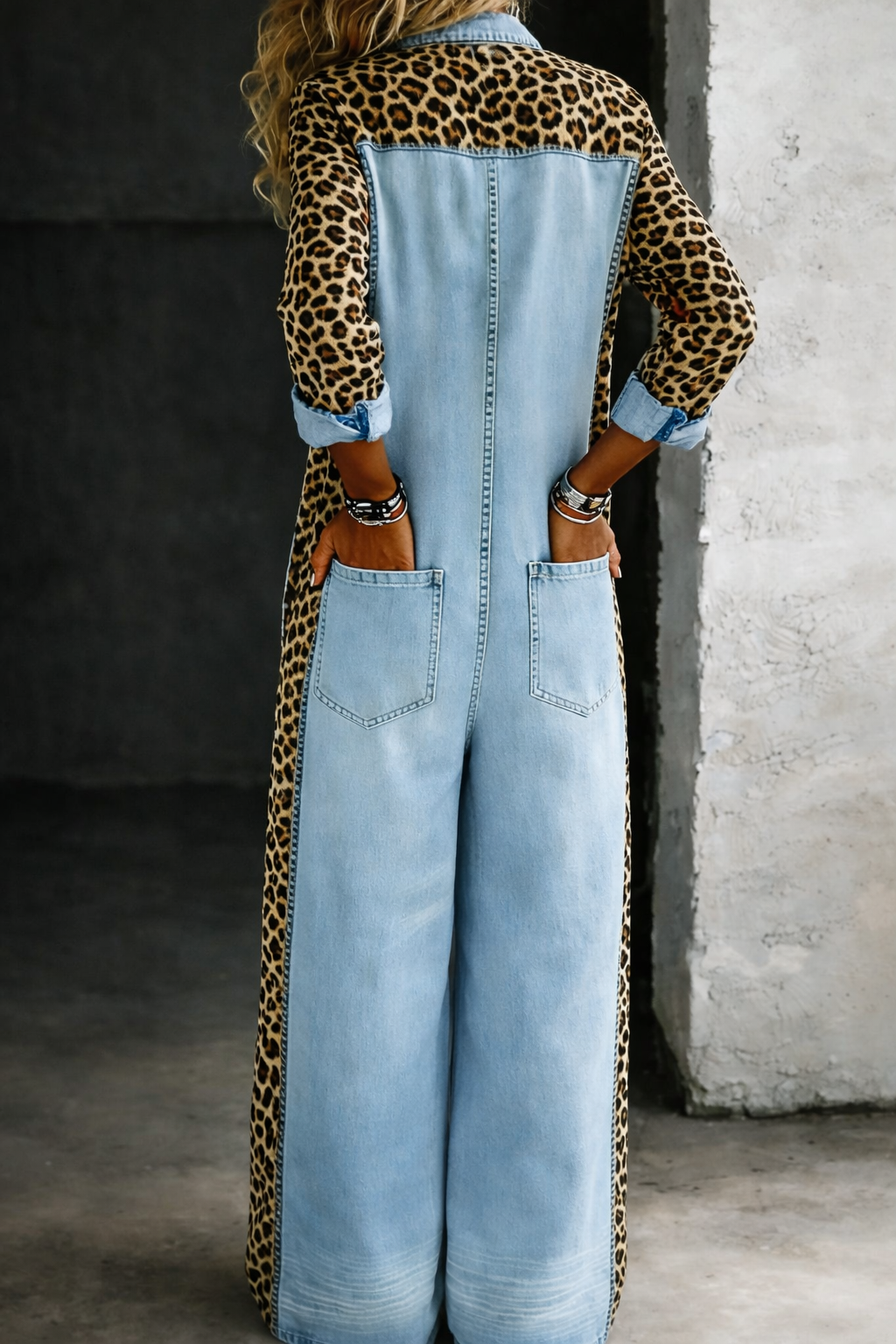 Ariana - Macacão de Denim One Piece
