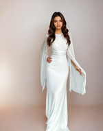 Isabela - Vestido Longo de Cetim