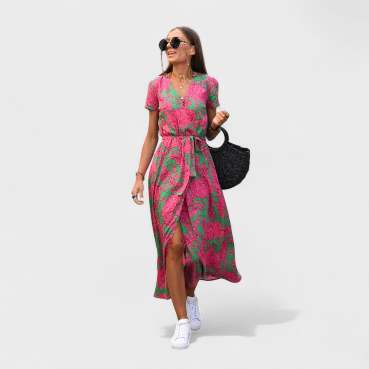 Lírio Rosa - Vestido Boho Chic