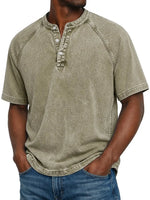 Pedro - T-Shirt Vintage com Botões