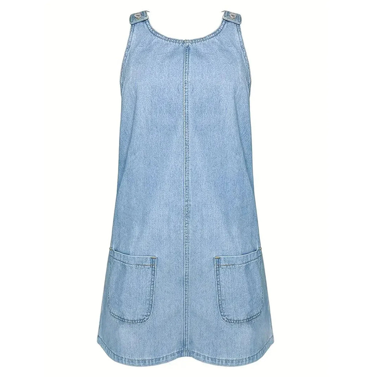 Beatriz - Vestido Relaxado em Denim