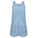 Beatriz - Vestido Relaxado em Denim