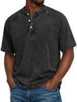 Pedro - T-Shirt Vintage com Botões