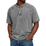 Pedro - T-Shirt Vintage com Botões