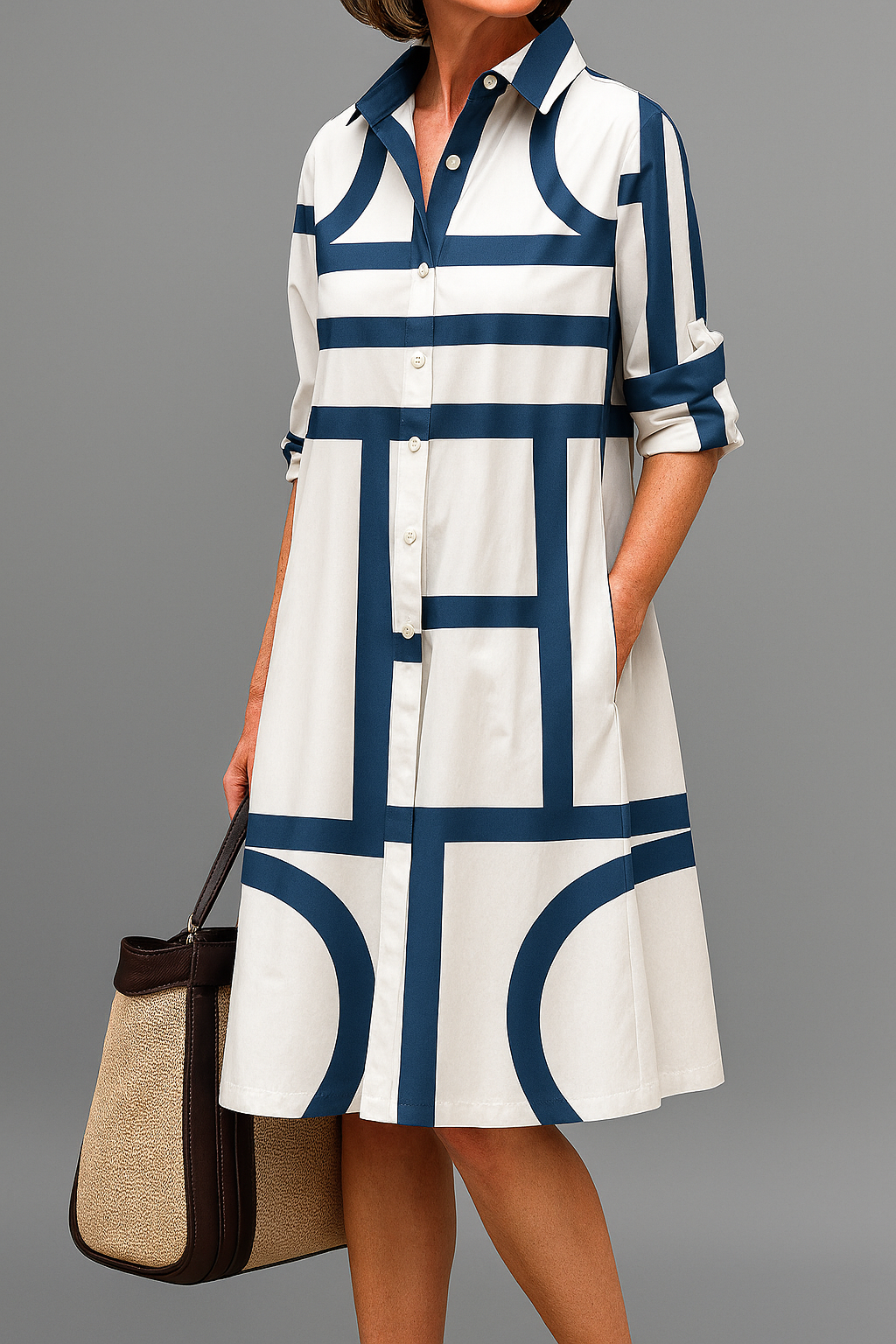 Selena| Vestido midi elegante