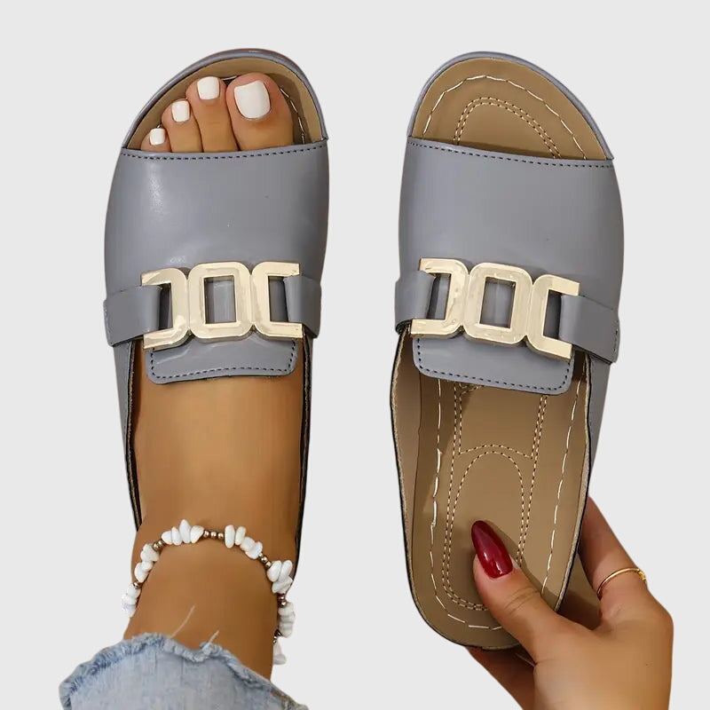 Kathryn - Sandálias de Fivela Confortáveis