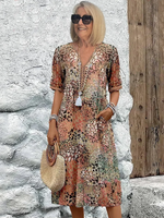 SUSANA | VESTIDO MIDI VIBRANTE
