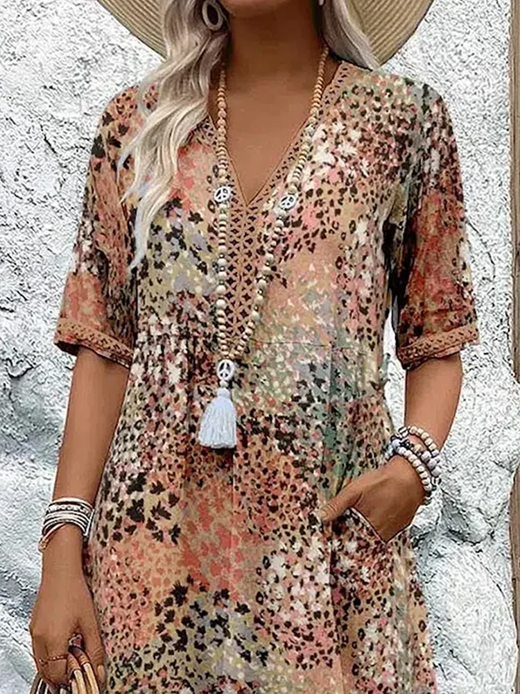 SUSANA | VESTIDO MIDI VIBRANTE