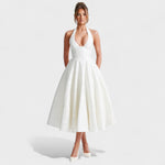 Efi - Vestido midi texturado
