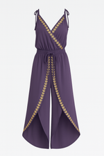 Lorena - Vestido Mono Detalhes Dourados