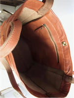 Elle - Bolsa de ombro clássica em pele