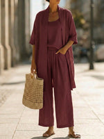 Linnea™ | Conjunto de Linho Leve