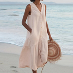 Celeste - Vestido com Decote em V