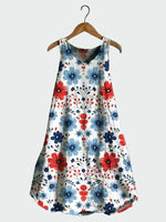 Vestido com Estampa Floral