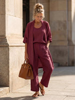 Linnea™ | Conjunto de Linho Leve