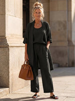 Linnea™ | Conjunto de Linho Leve