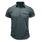 Camisa de algodão com bolsos