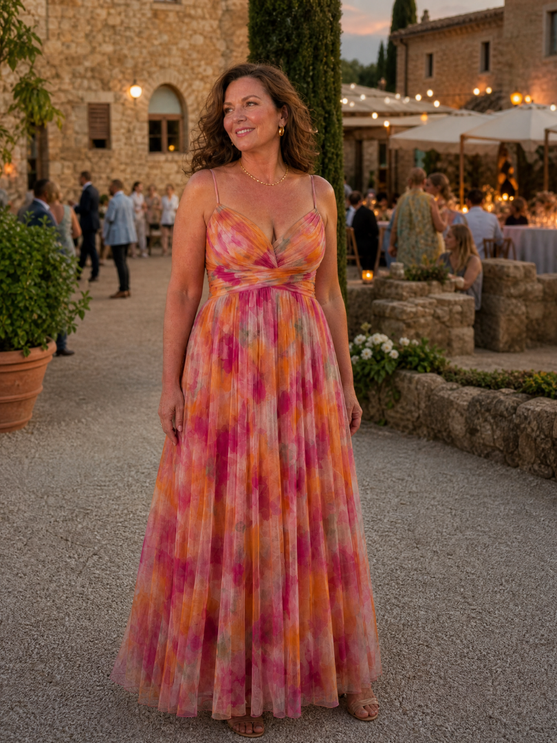 Isel | Vestido Maxi Soft Wrap