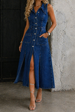 Camila - Vestido com Frente Aberta