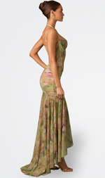 Isamara - Vestido Largo com Corpete