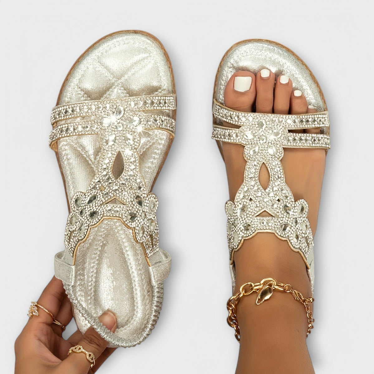 Rosalie - Sandálias ortopédicas com estilo boho