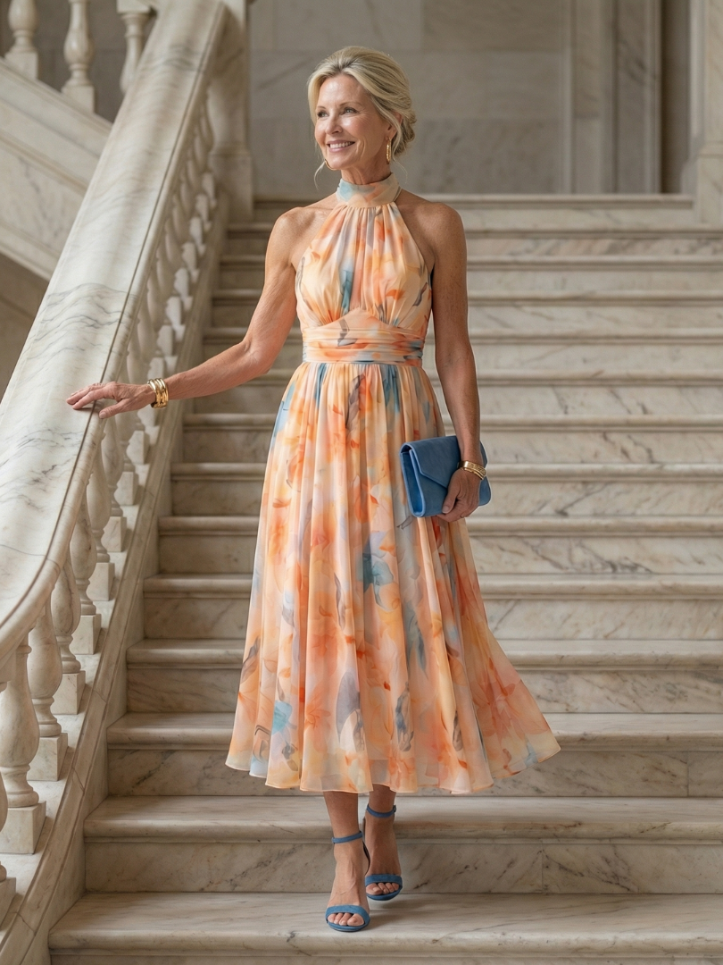 Elin | Vestido Midi com Alças