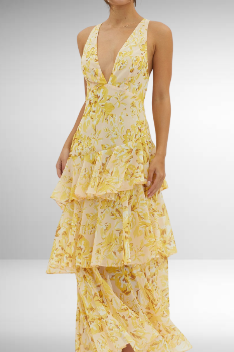 Eli - Vestido Maxi Elegante Verão