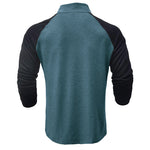 Camisa de algodão com gola subida