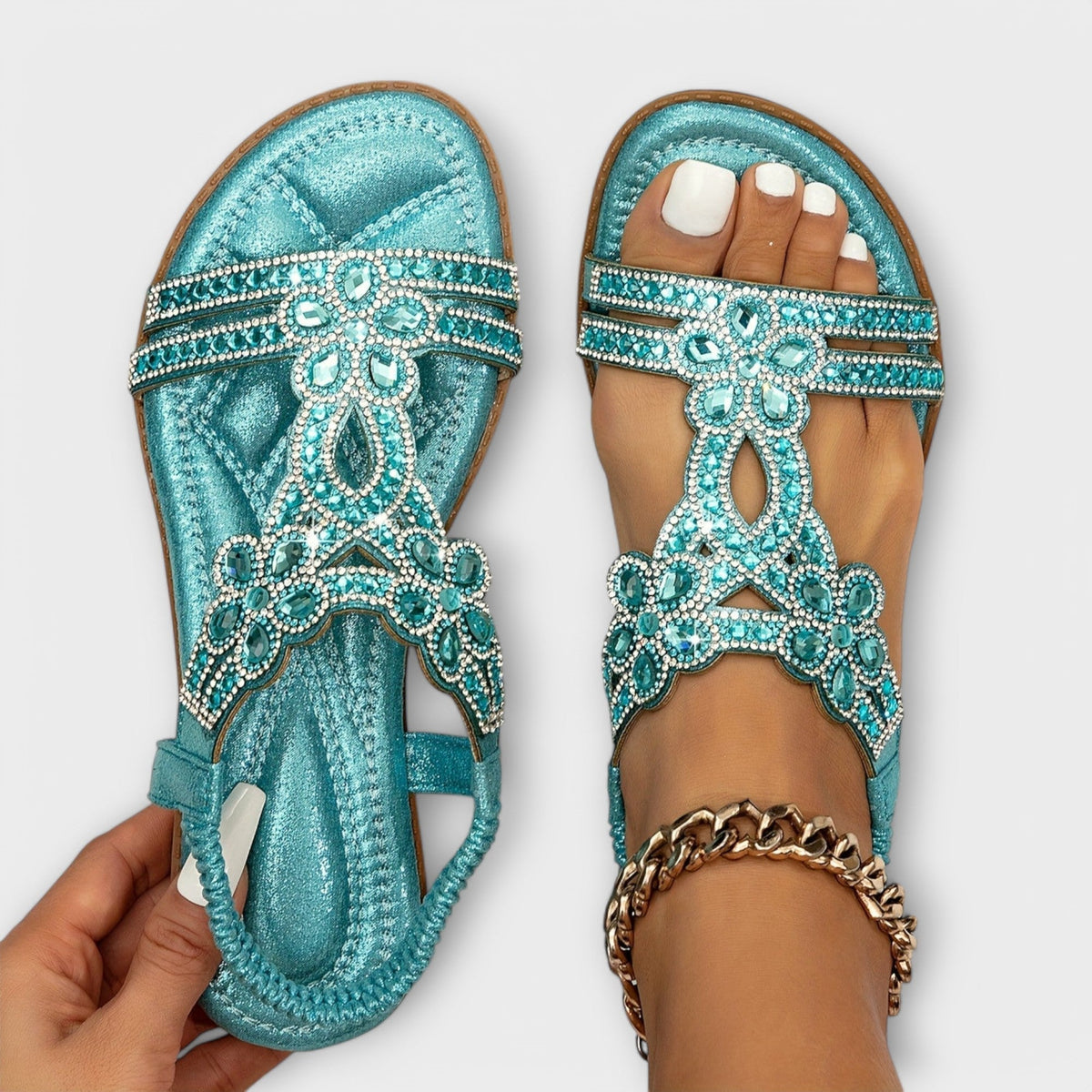 Rosalie - Sandálias ortopédicas com estilo boho